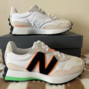 New Balance 327 Sneakers Lime Leaf/Hot Mango WS327NC Women’s Size 6 BNIB